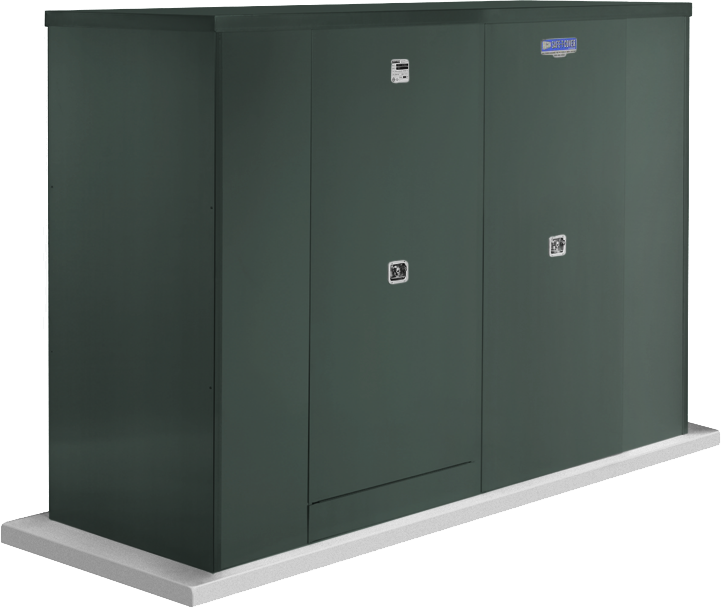 1000TS-AL Heated Aluminum Backflow Enclosure | Safe T Cover